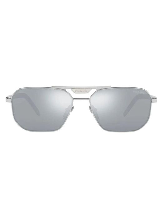 Prada Gray Sonnenbrille PR58YS 1BC02R