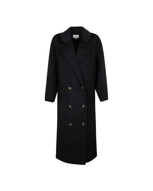 Loulou Studio Black Double-Breasted Coats