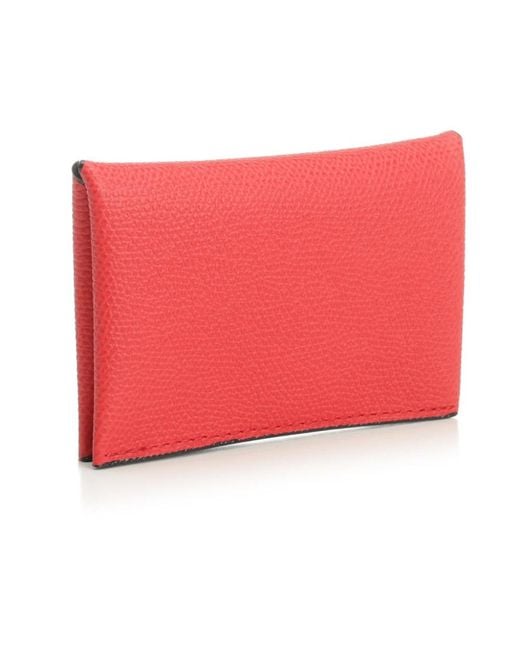 Wallets & Cardholders Valextra de color Red