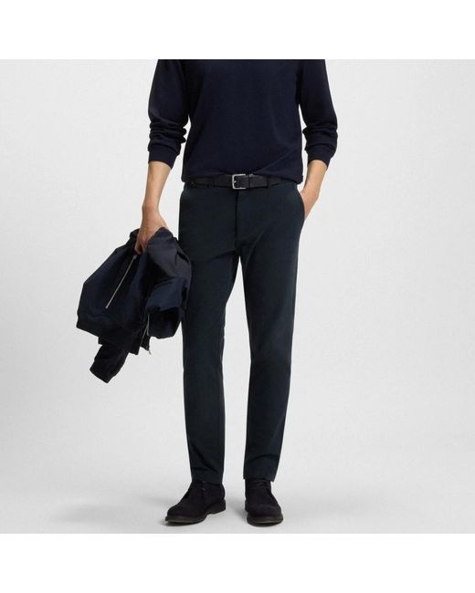 HUGO Broeken ,Blauw ,Chinos in het Blue voor heren