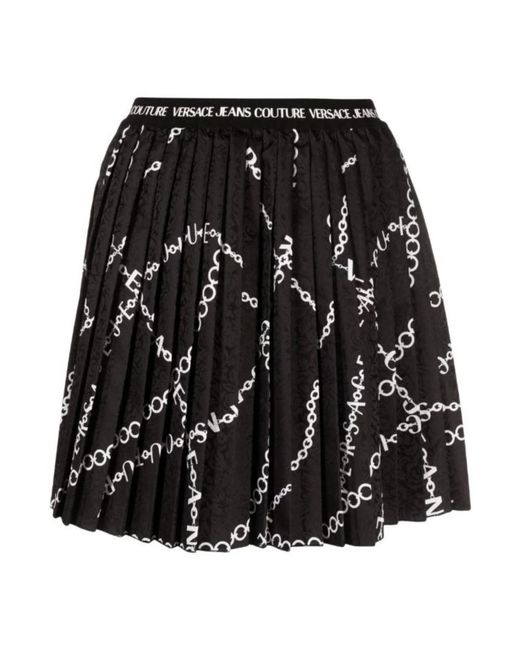 Versace Jeans Couture Black Short Skirts