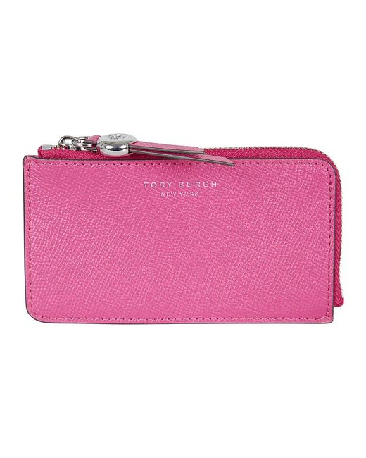 Wallets & Cardholders di Tory Burch in Pink