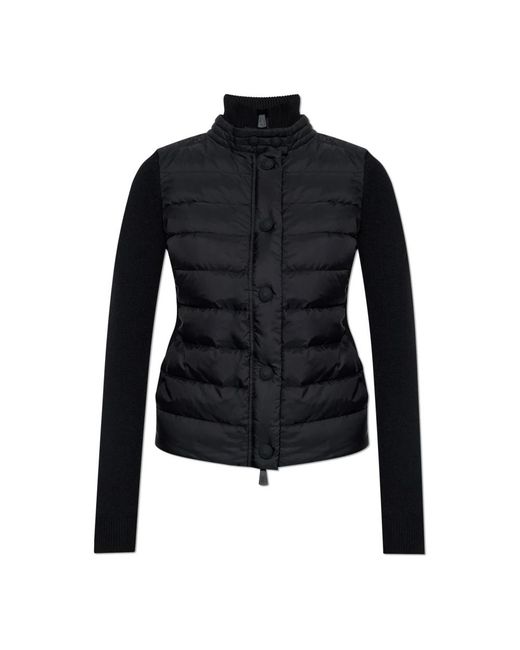 Moncler Truien & Vesten ,Zwart ,Wol Après-Ski Cardigan in het Blue
