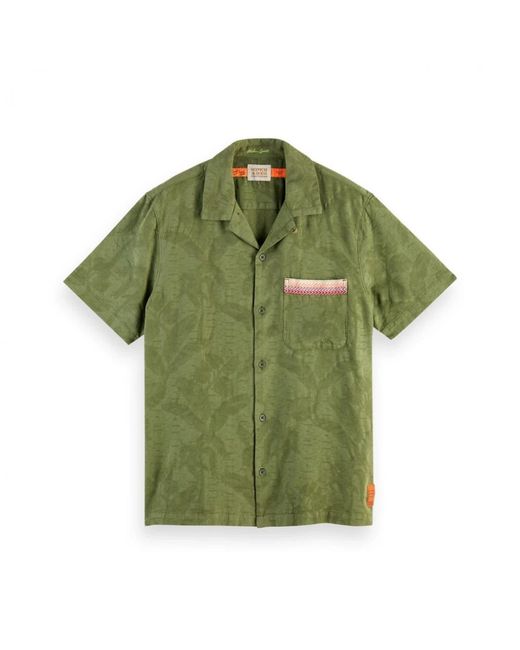 Scotch & Soda Green Short Sleeve Shirts for men