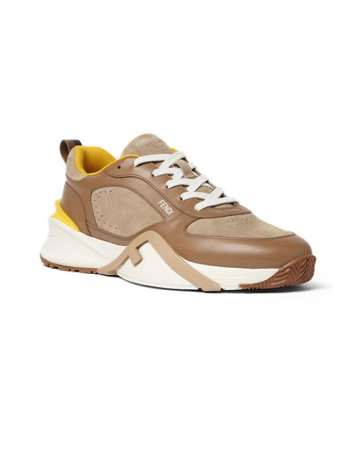 Fendi Brown Sneakers for men