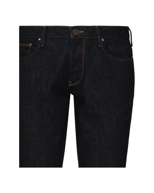 Emporio Armani 5-Pocket Hose in Blue für Herren