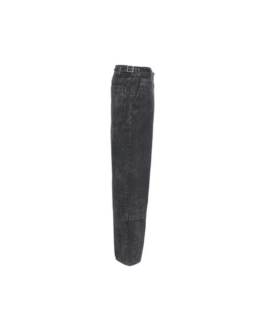 Lanvin Wide Jeans in het Gray voor heren