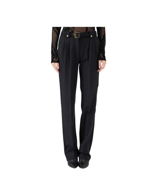 Versace Jeans Couture Black Straight Trousers