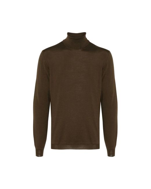 GOES BOTANICAL Brown Turtlenecks for men
