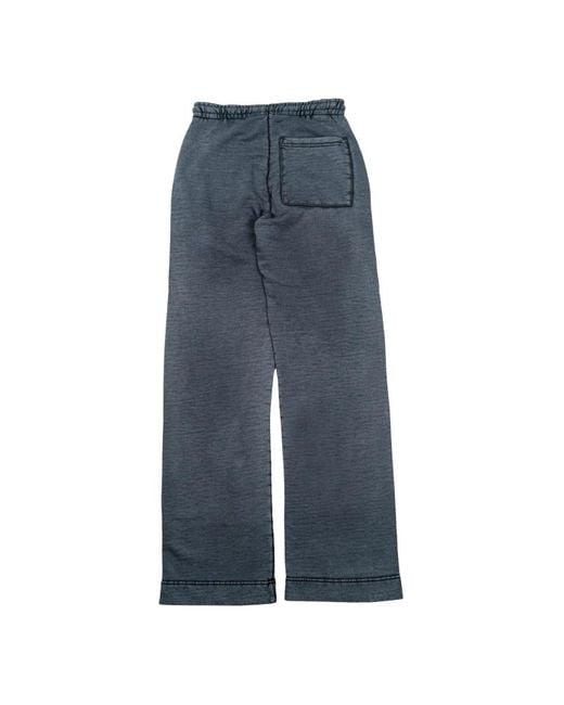Dries Van Noten Blue Wide Trousers for men