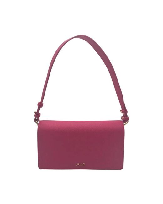Liu Jo Purple Schultertasche mit magnetverschluss