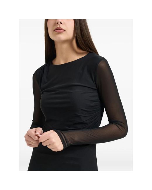 Patrizia Pepe Black Midi Dresses