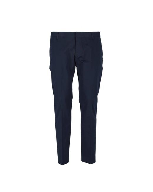 Entre Amis Blue Suit Trousers for men