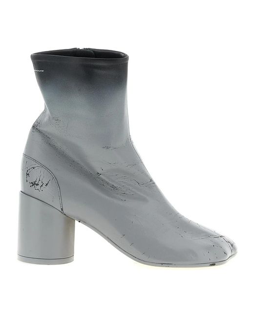 MM6 by Maison Margiela Gray Heeled Boots