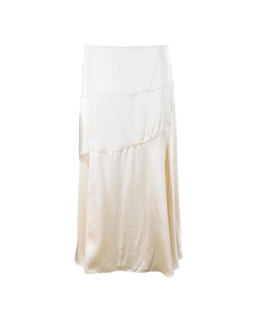 Jil Sander Maxi Skirts in het White