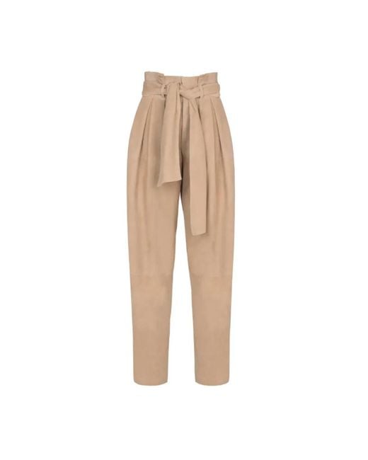Balmain Natural Tapered Trousers