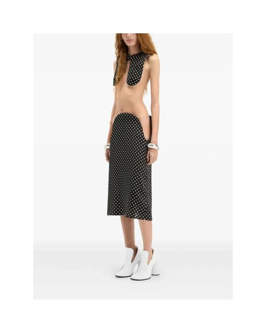 Jean Paul Gaultier Black Midi Skirts