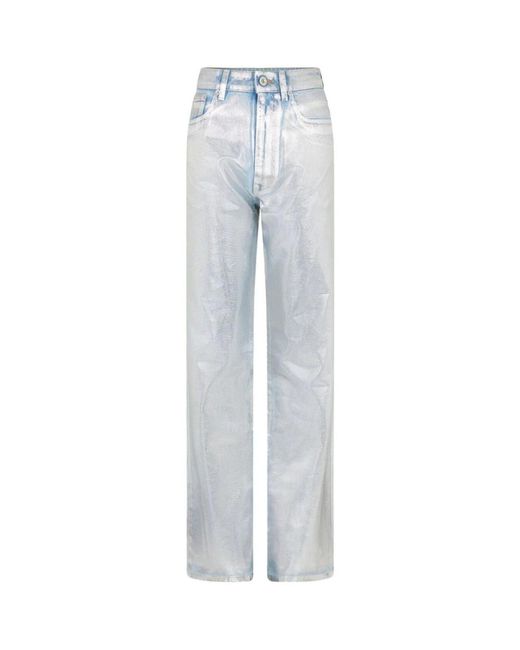 Wide pantaloni di Rabanne in Gray