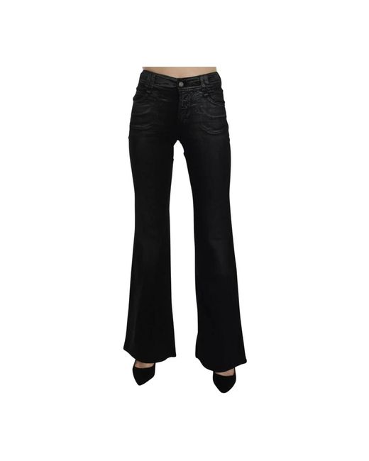 John Galliano Black Flare Jeans