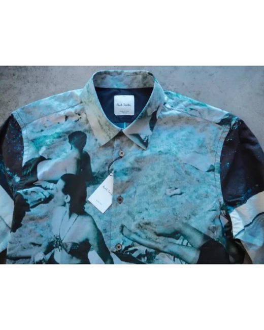 Paul Smith Blue Casual Shirts for men