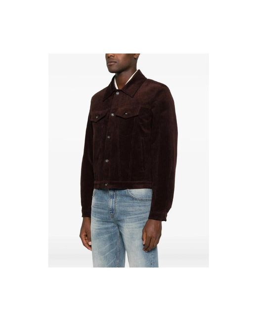 TONYWACK Black Denim Jackets for men