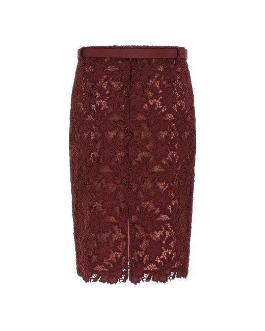 Self-Portrait Red Pencil Skirts