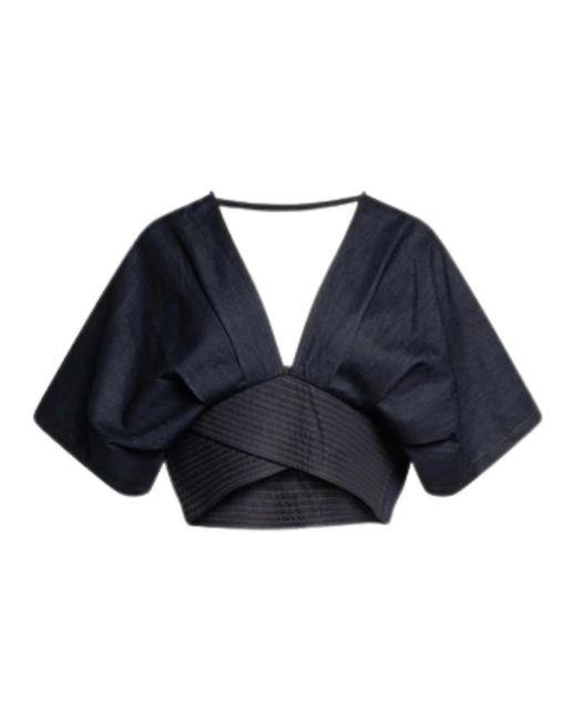 Blouses Mc2 Saint Barth de color Blue