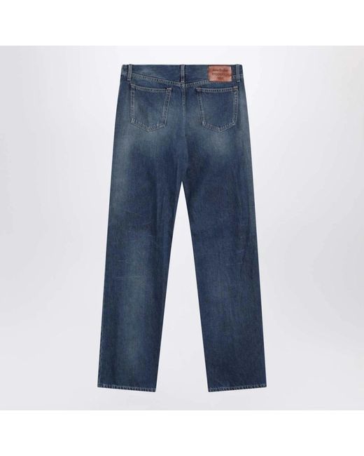 Acne Blue Straight Jeans
