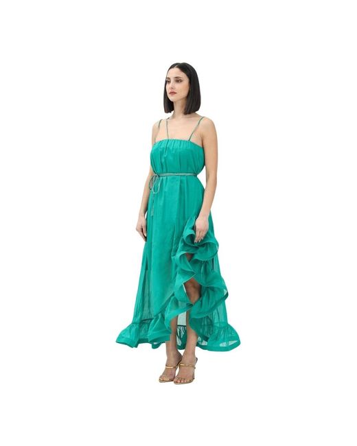 SIMONA CORSELLINI Blue Party Dresses