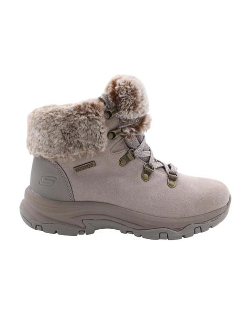 Skechers Gray Winter Boots