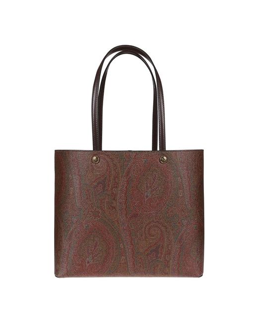 Etro Brown Shopping Bags