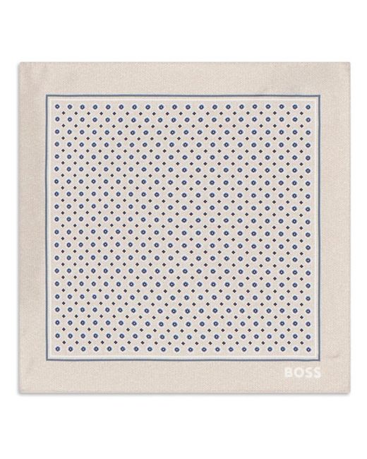 HUGO Black Pocket Scarves for men