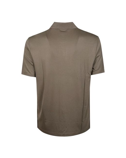 Emporio Armani Gray Polo Shirts for men