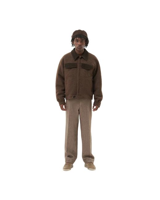 Filling Pieces Box Jacket in het Brown voor heren