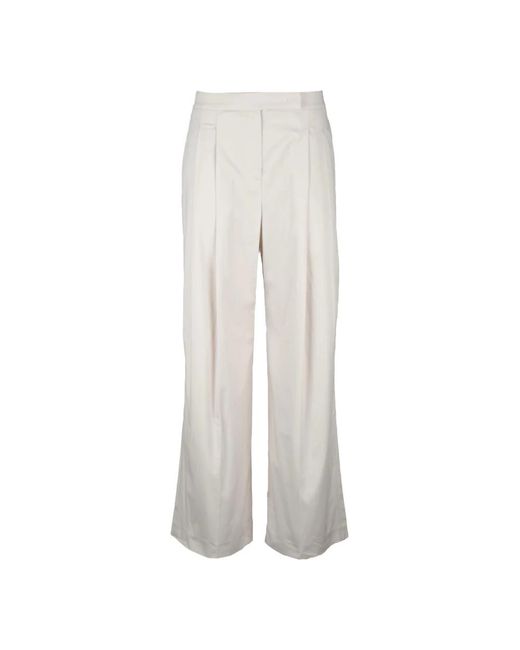 Wide Trousers di Eleventy in White