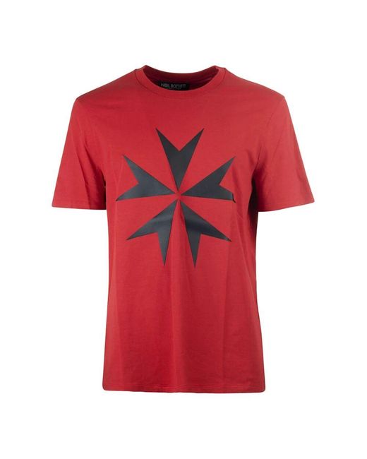 Neil Barrett Red T-Shirts for men