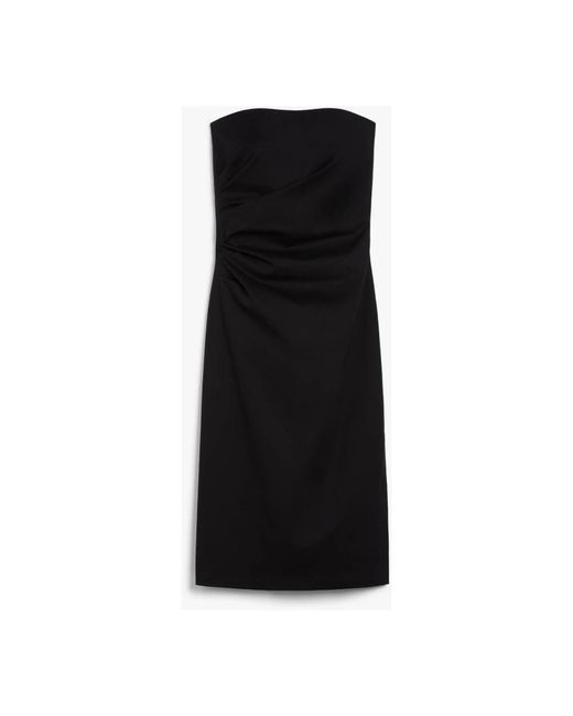 Max Mara Kleedjes ,Zwart ,Elegante Korsetjurk Met Unieke Details in het Black