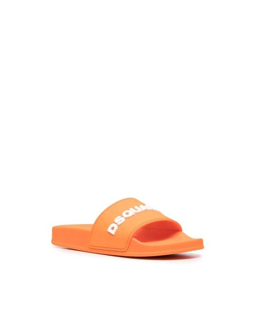 DSquared² Orange Sliders
