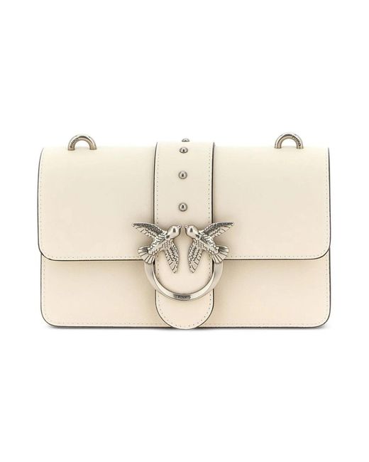 Pinko Natural Shoulder Bags