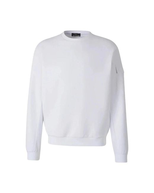 Herno Rundhals-Pullover in White für Herren