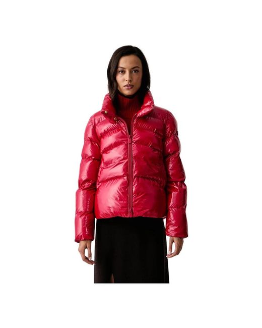 Pinko Gewatteerde Puffer Jas in het Red