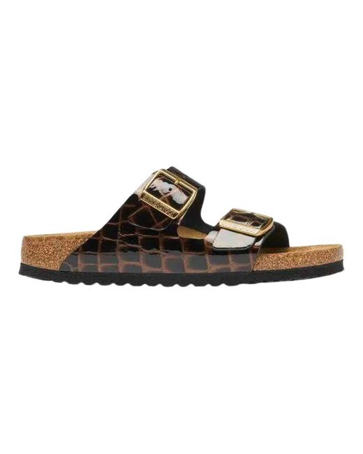 Birkenstock Brown Sliders