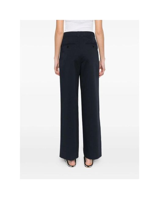 DUNST Black Wide Trousers