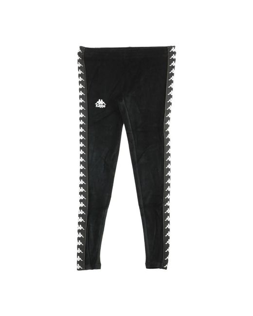 Kappa Broeken ,Zwart ,Zwart/Wit Trainingsbroek Voor Vrouwen in het Black