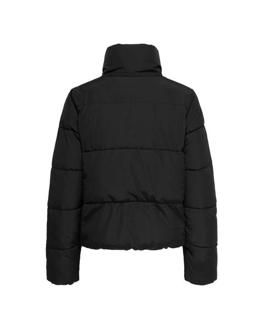 Jacqueline De Yong Black Newerica Kurze Steppjacke