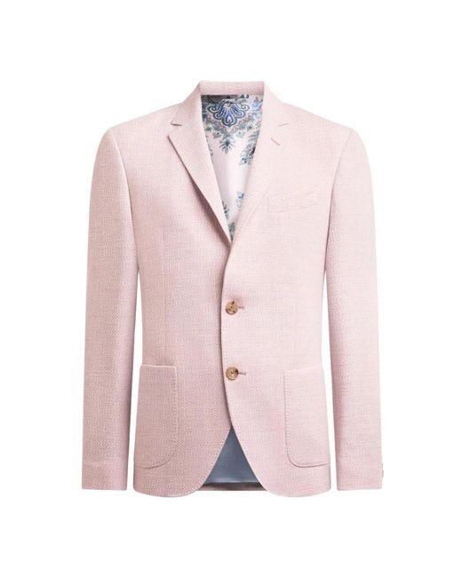 Etro Pink Blazers for men