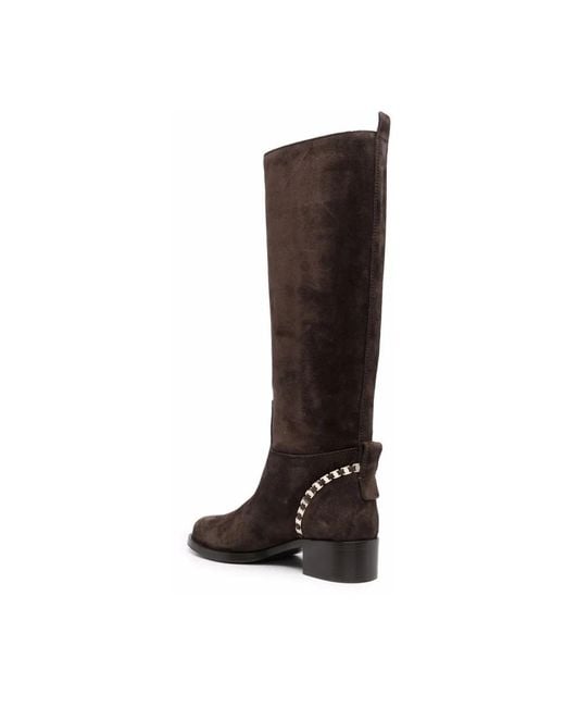 Ferragamo Brown Heeled Boots