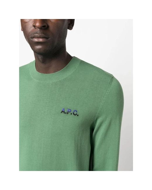 A.P.C. Knitwear in Green für Herren