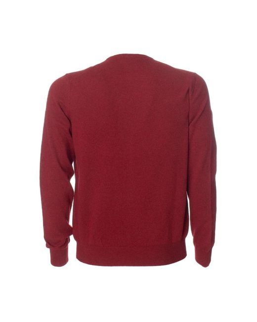Gran Sasso Red Round-Neck Knitwear for men