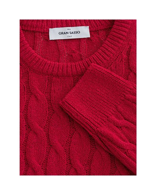 Knitwear > round-neck knitwear Gran Sasso pour homme en coloris Red